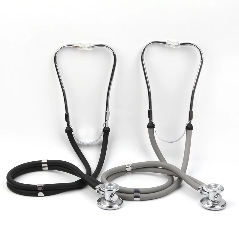 

Двойной трубчатый стетоскоп, профессиональный врач-медсестра, медицинская кардиология, двойная головка, клиническое давление, стетоскоп, estetoскоп