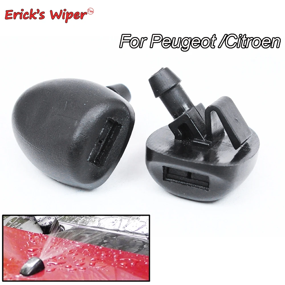 Boquilla de chorro para limpiaparabrisas de coche, limpiaparabrisas delantero para Peugeot 206 Boquilla de chorro para limpiaparabrisas de coche, limpiaparabrisas delantero para Peugeot 206