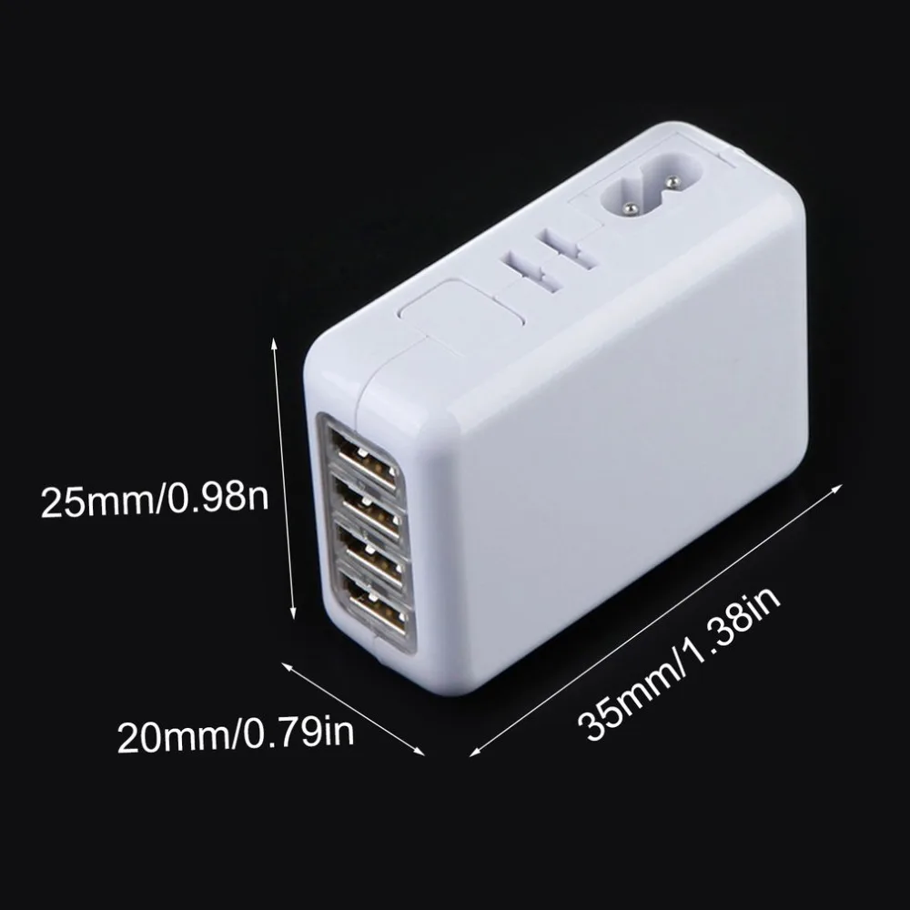 Micro Data 4 порта USB зарядное устройство AU Plug 5V 2A настенный адаптер портативный разъем питания для мобильного телефона
