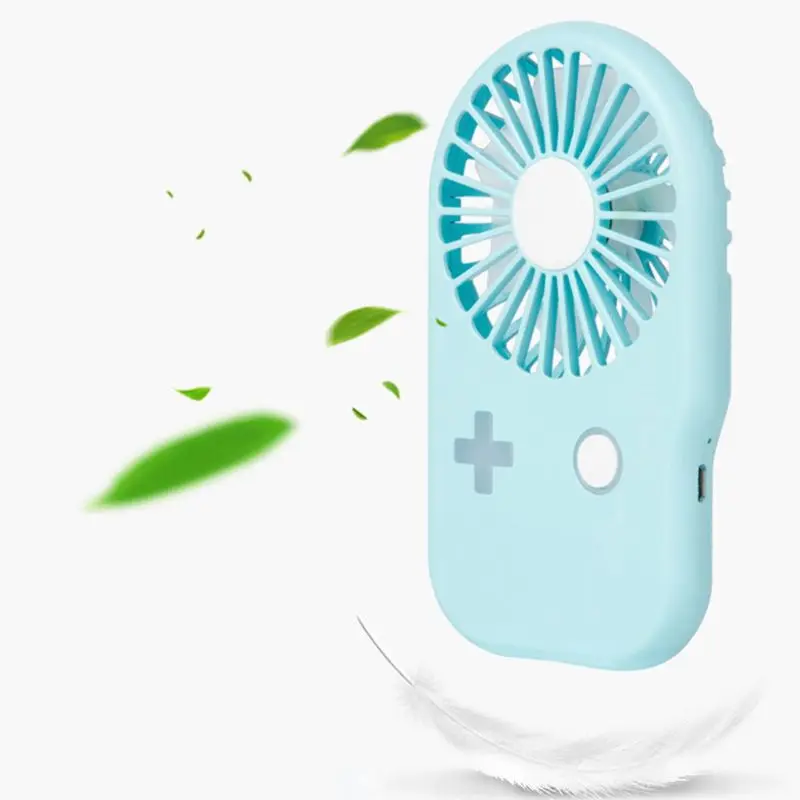 Mini Portable Handheld USB Rechargeable Fan Unique Game Console Shape Summer Air Conditioner Cooling Fan