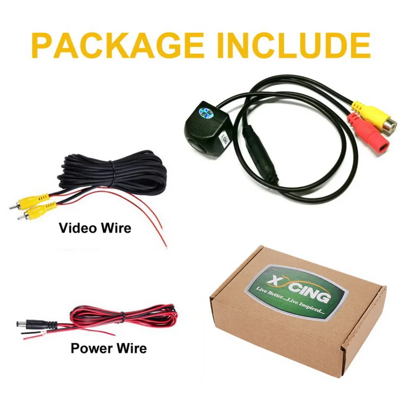 XYCING AHD Car Camera 170 Degree HD Auto Rear View Camera Car Back Reverse Camera Fisheye Night Vision Parking Assistance Camera