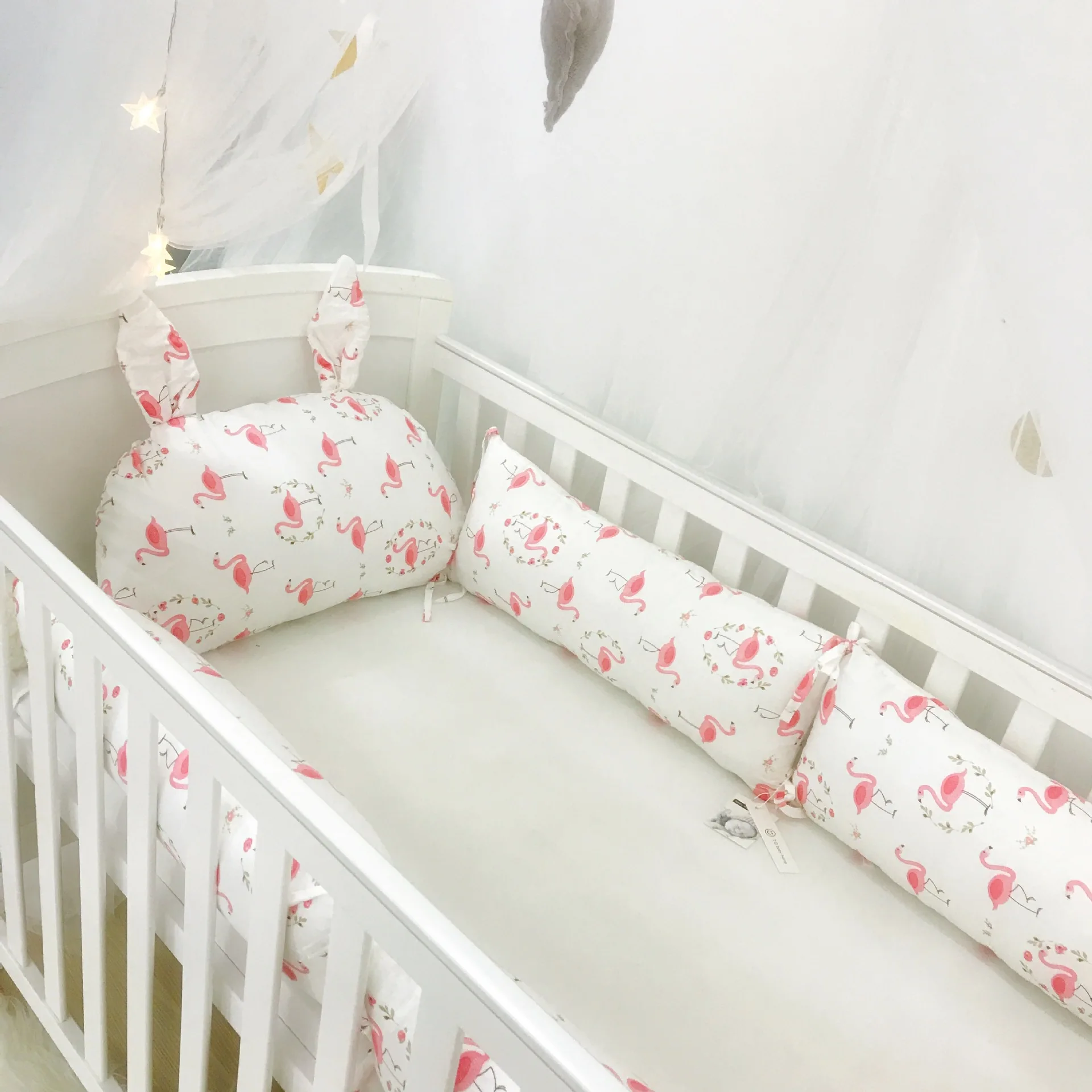 Rabbit Ears Type baby bed bumper Newborn Baby Bedding Set Baby Cot Crib Bumper Baby Decoration Room Baby Nursery Kid Crib Bumper