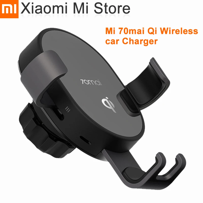 Xiaomi Mi 70mai Qi Беспроводное Автомобильное зарядное устройство держатель для