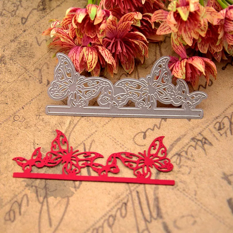 

Butterfly border Metal Cutting Dies for DIY Scrapbooking Crafts Album Embossing Folder Dies Stencils Maker Photo Template Decor