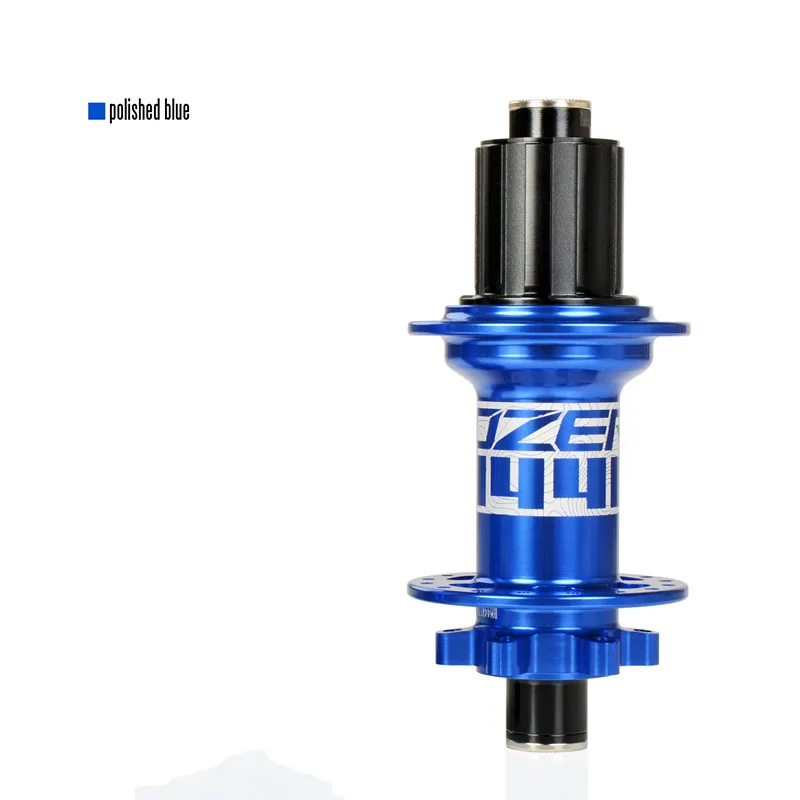 KOOZER BM440 MTB горный велосипед BOOST Naben 32 h Лох диск Lager Hub Vorne Hinten 6 Bolzen 15*110 12*148 мм через - Цвет: Blue rear SHIMANO