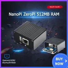 NanoPi ZeroPi 512MB RAM Gbps Ethernet corteza A7 Placa de desarrollo Allwinner mini linux Junta cero pi