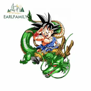 

EARLFAMILY 13cm x 10.2cm for Dragonball Z Dragon Ball Motorcycle Car Decals Bumper Window Stickers Vinyl Car Sticker