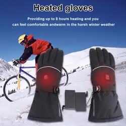 Лыжные перчатки водонепроницаемые перчатки трехскоростная регулировка температуры Мужские t перчатки для сноуборда теплые снегоход «Snow»