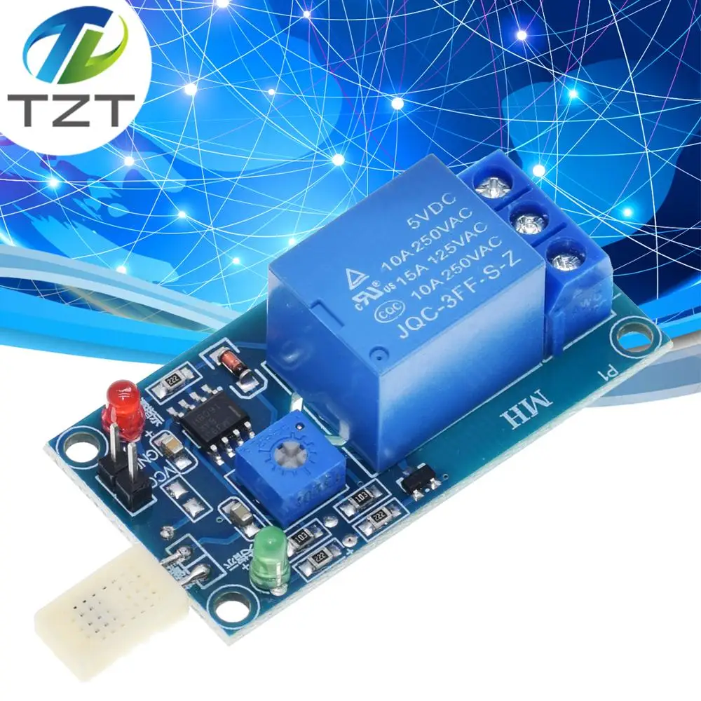 NEU DC 5V 1 Channal 1CH 5V HR202 Humidity Sensitive Switch Relay Module