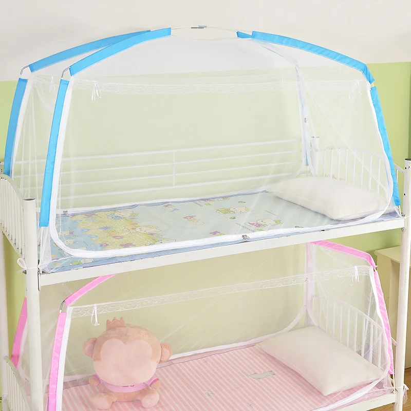 Student Dormitory Children Mosquito Net Tent Single Bed Encryption Mongolian Yurt Netting 3 Sizes Kids Camping Tents | Мать и ребенок