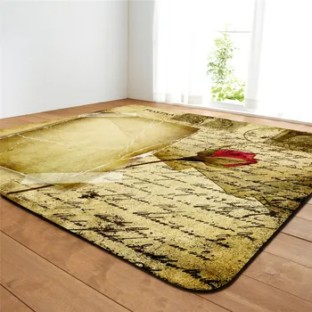 

Wishstar Large Vintage Carpet For Living Room London Style Europe Carpet Soft Kitchen Non Slip Mat Carpet 3D