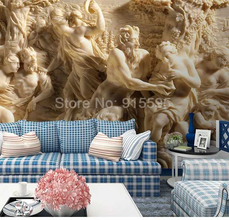 Papel de parede com foto personalizada 3d,