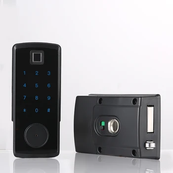 

TT Lock Bluetooth Smart Lock WIFI Password Electronic Door Handle Lock Password Intelligent Lock IC Card With Metal key