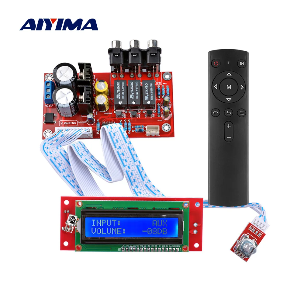 AIYIMA M62446 6 канальный пульт дистанционного управления регулировкой громкости