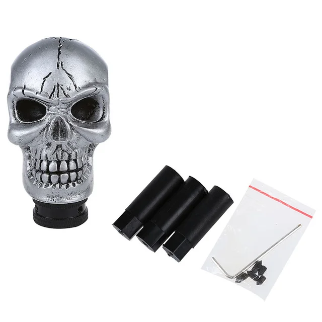 Eosnow Squelette Skull Head Car Mode De Vitesse Modified Shift Knob Stick Lever Shifter Universal Purple 90490319