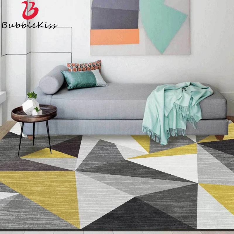 Bubble Kiss Large Rug Carpet For Living Room Nordic 3D Geometric Graphics Yellow Gray Rugs For Bedroom Decor Sale At A Loss Bubble Kiss Large Rug Carpet For Living Room Nordic 3D Geometric Graphics Yellow Gray Rugs For Bedroom Decor Sale At A Loss
