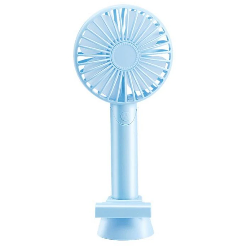 

Handheld Personal Mini Fan Usb Rechargeable Portable Fan Cooler with Strap Adjustable 3 Speed for Office Outdoor Travel