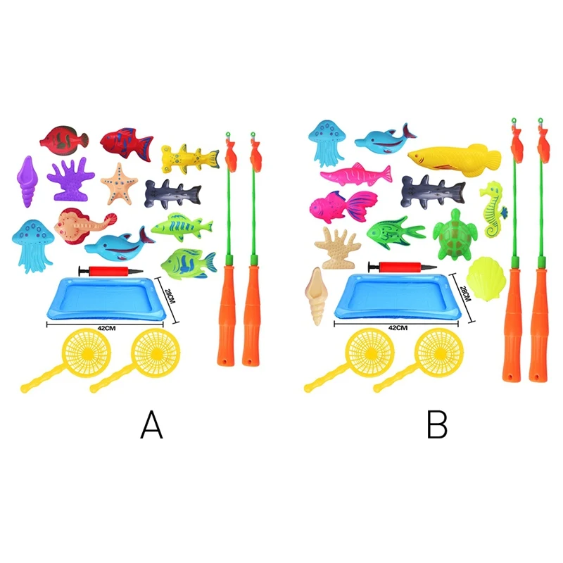 18 шт Детские Образовательные игрушка игра в рыбалку набор образовательных познание водный магнетический игрушечные рыбки для Дети Детские подарки