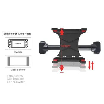 

Adjustable Car Stand Holder Headrest Mount Bracket for NS Switch Console Phones Q6PA