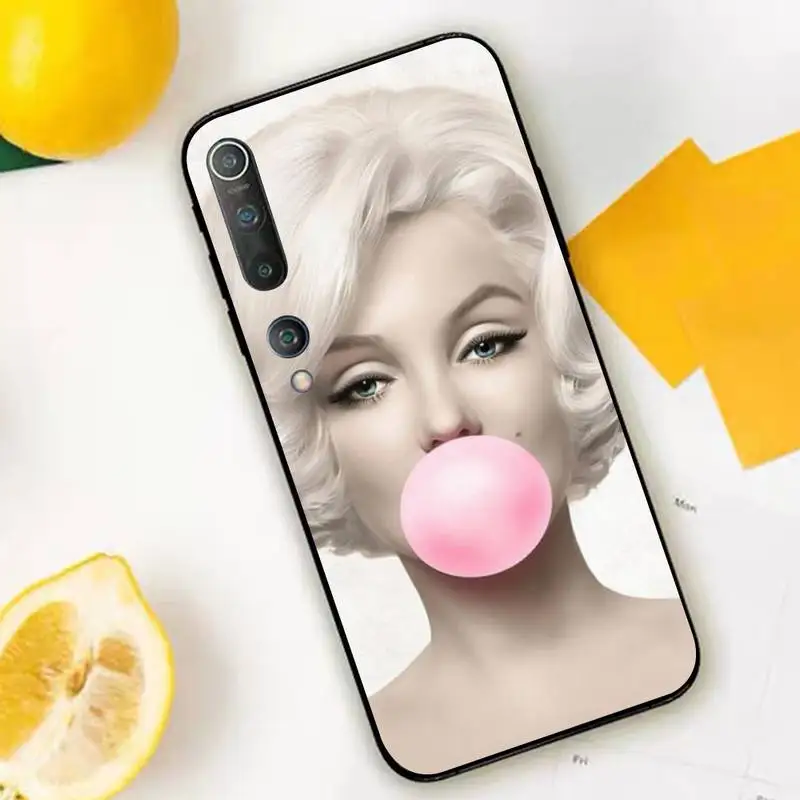TOPLBPCS Мэрилин Монро с кошкой чехол для телефона Xiaomi mi 5 6 plus 6x8 8se 8lite 9 9se 5x10 pro