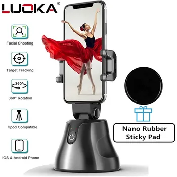 

Smart Selfie Stick 360°Rotation Auto Face Object Tracking Smart Shooting Pivo Camera Phone Mount Vlog Shooting Smartphone Holder