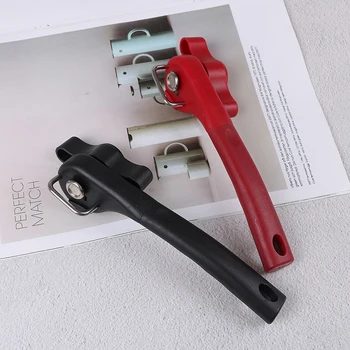 

1pc Professional Kitchen Tool Safety Hand-actuated Can Opener Side Cut Easy Grip Manual Opener Knife for Cans Lid