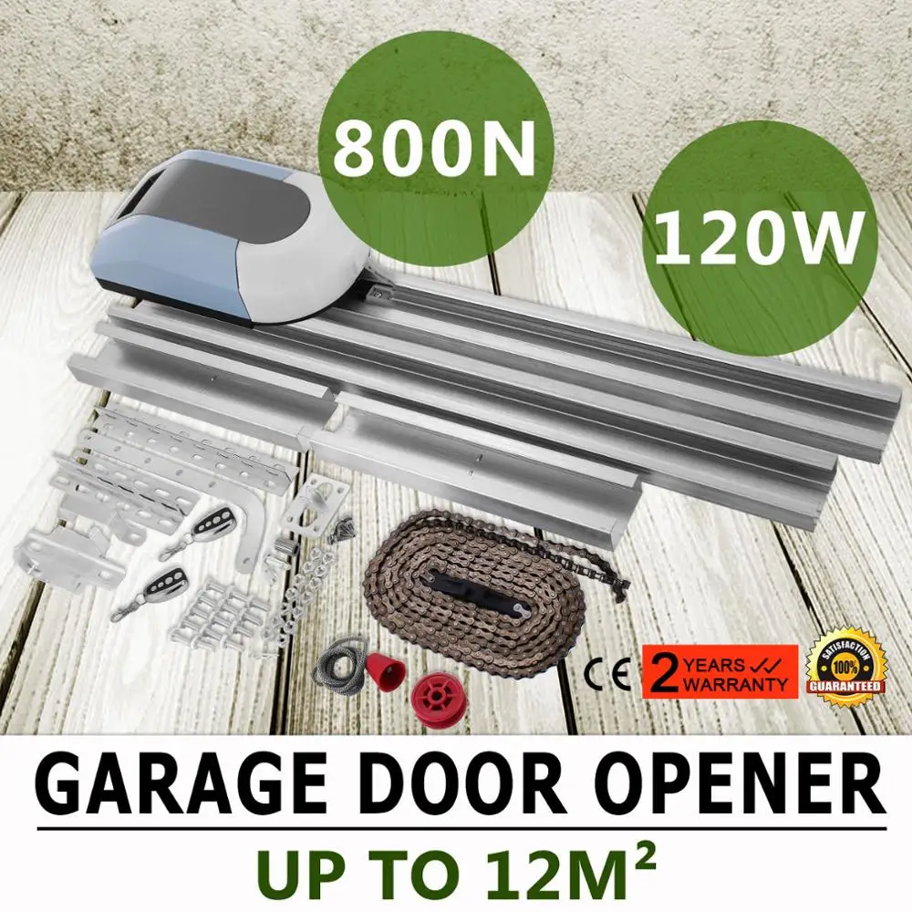 

Garage Door Opener Garage Motor 800N Garage Door Motor Controller, 120 mm / s Sectional Door Operator with Remote Control