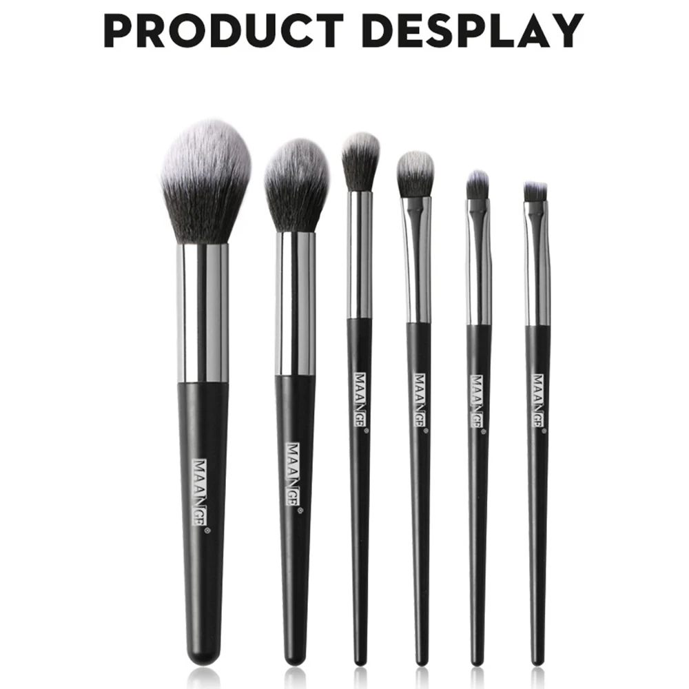 

6 pcs Makeup Brush Set Professional Soft Cosmetics Blending Eyeliner Eyelash Eyebrow Eyeshadow Brush Women Makeup Beauty Tools
