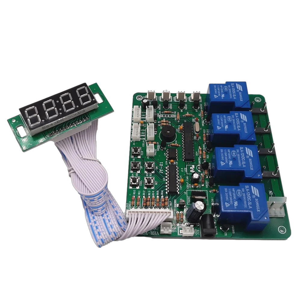 Display Timer Board para Bill Acceptor Time Control Pcb para Máquina de Lavar Roupa do Carro Dígitos Jy21 - Image 4