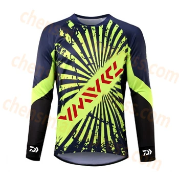 

Daiwa New Arrive Plus Size Autumn Dawa Men Fishing Shirt Breathable Hygroscopicity Quick Drying Anti-UV Fishing Clothing XS-5XL