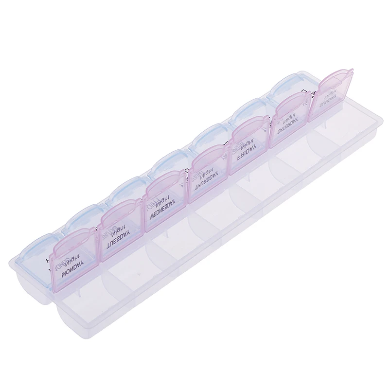 7 Days Weekly Pill Case Box Medicine Box Holder Storage Organizer Container Case Dispenser Pill Box Splitters Hot Sale