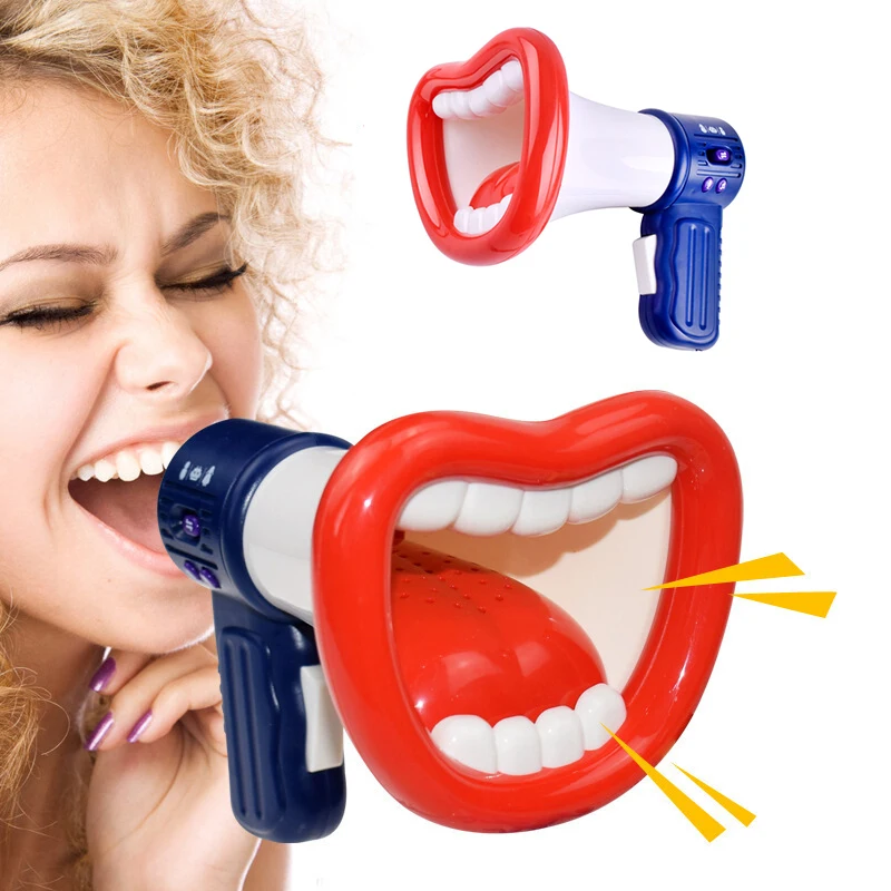 Funny Voice Changing Horn Toy With Big Mouth Changer Handheld Mini Vocal Children Converter Gift | Игрушки и хобби