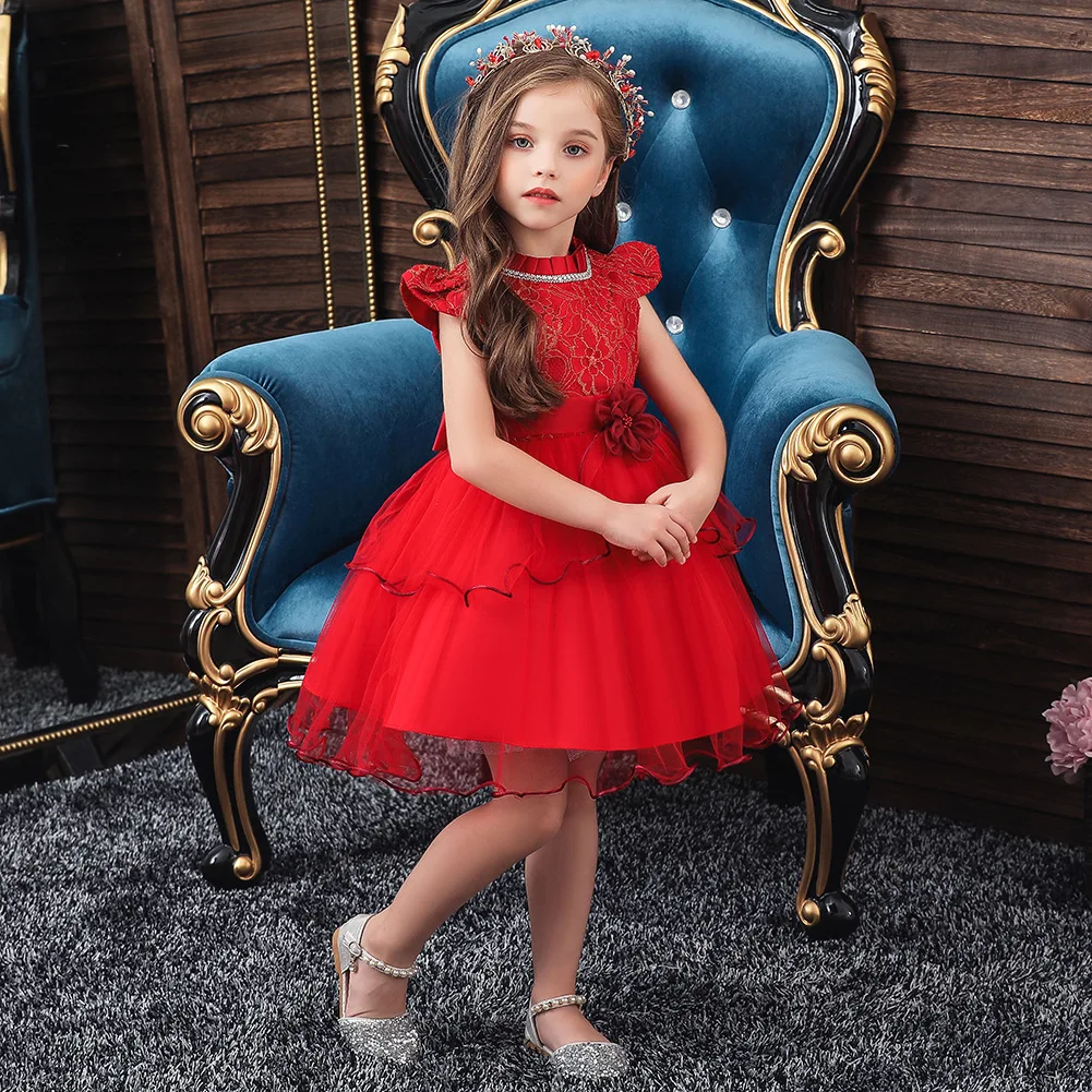 Vestidos Sukienki/платье принцессы для девочек; Детские платья для рождественской вечеринки для девочек-подростков; платья на выпускной и День рождения; детская одежда; 3
