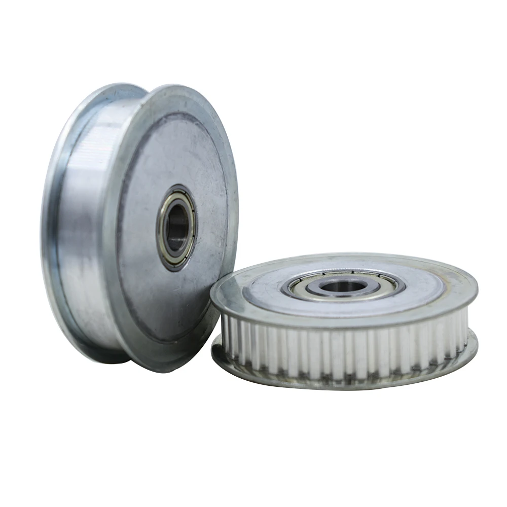 

XL 30T Timing Belt Idler Pulley With/Without Teeth 8/10/12/15mm Bore Idle Pulley 11mm Belt Width Bearing Synchronous Wheel