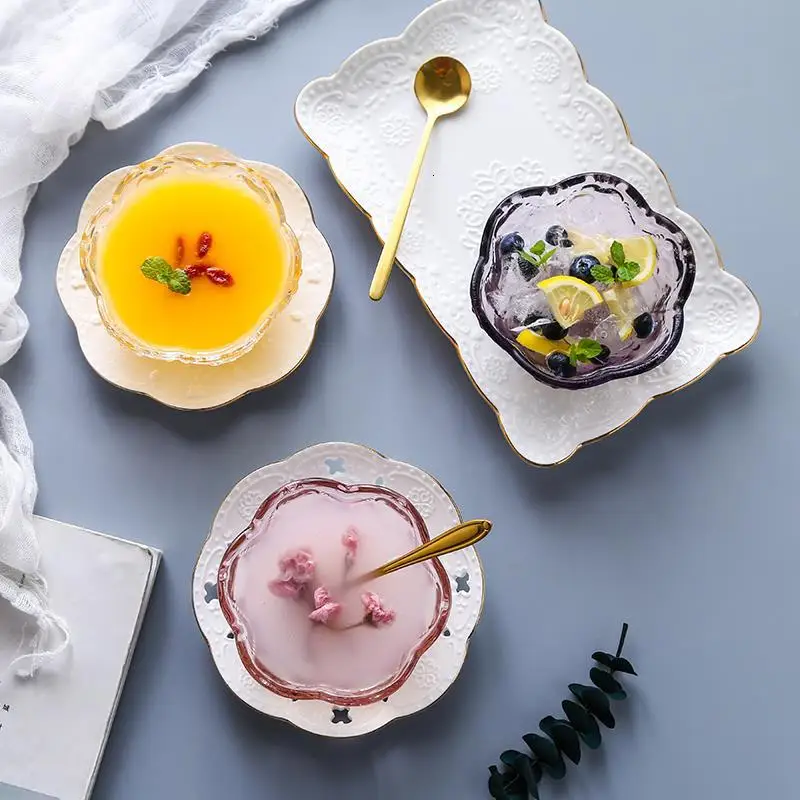 Ramen Saladeira контейнер для еды Кокосовая лапша фруктовое блюдо тарелка для супа стеклянная посуда Frutero столовая посуда столовые приборы кухонная чаша