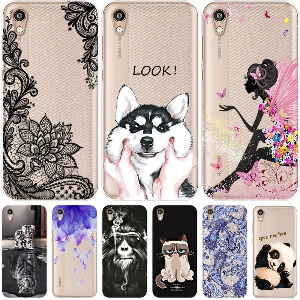 Honor 8S Case For Huawei Cover Soft Silicone Back Phone on KSE-LX9 8 S S8 Honor8S 5.71&quot |