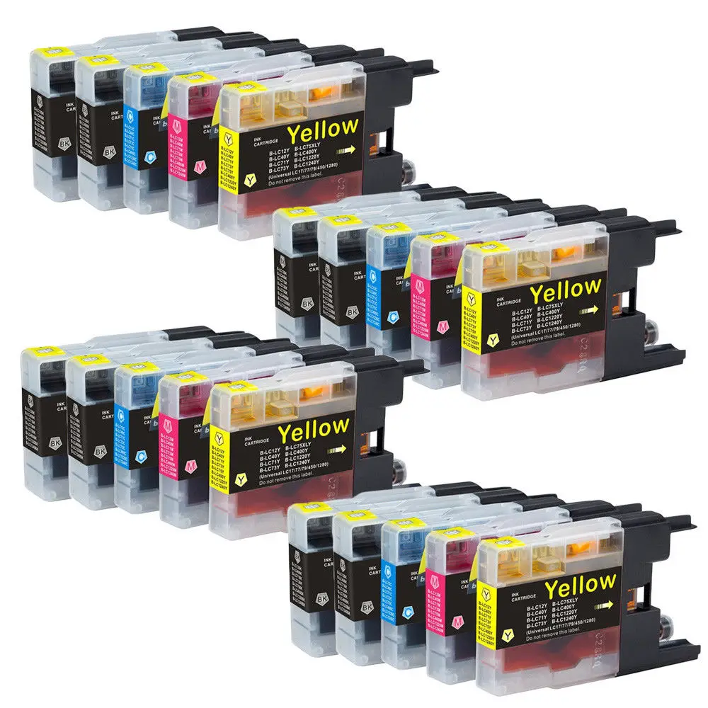 

20pcs LC1240 Ink cartridges For Brother MFC J6510DW J6710 J6710DW J6910DW
