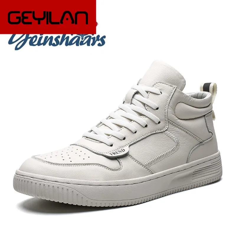 

2020 Four Seasons Boots Men Genuine Leather Brand High Quality Breathable Fashion Mens Shoes Classic Sneakers Zapatos Hombre