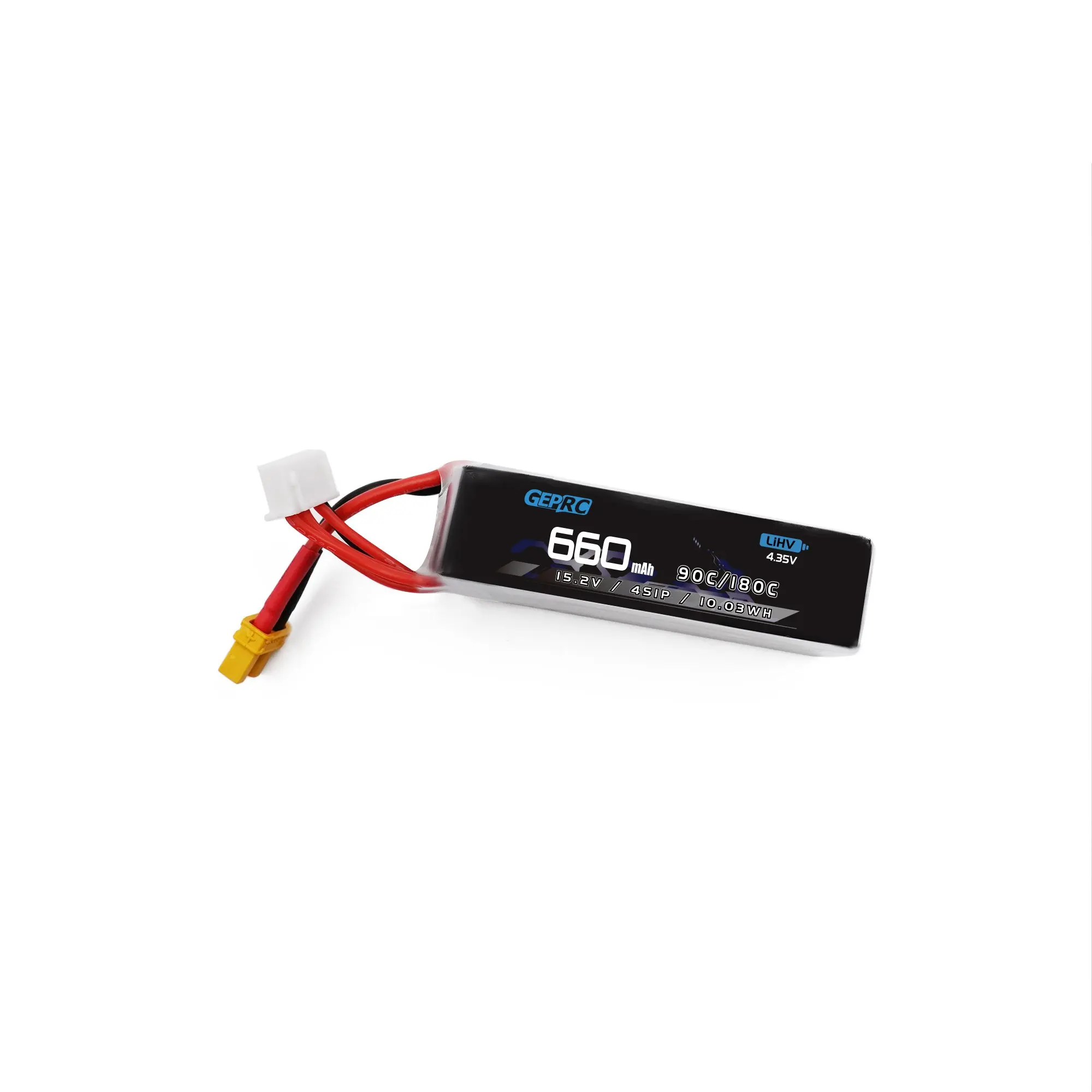 GEPRC 4S 660mAh LiPo Battery, GEPRC 66O LHHV 435v 9oc/180@ [