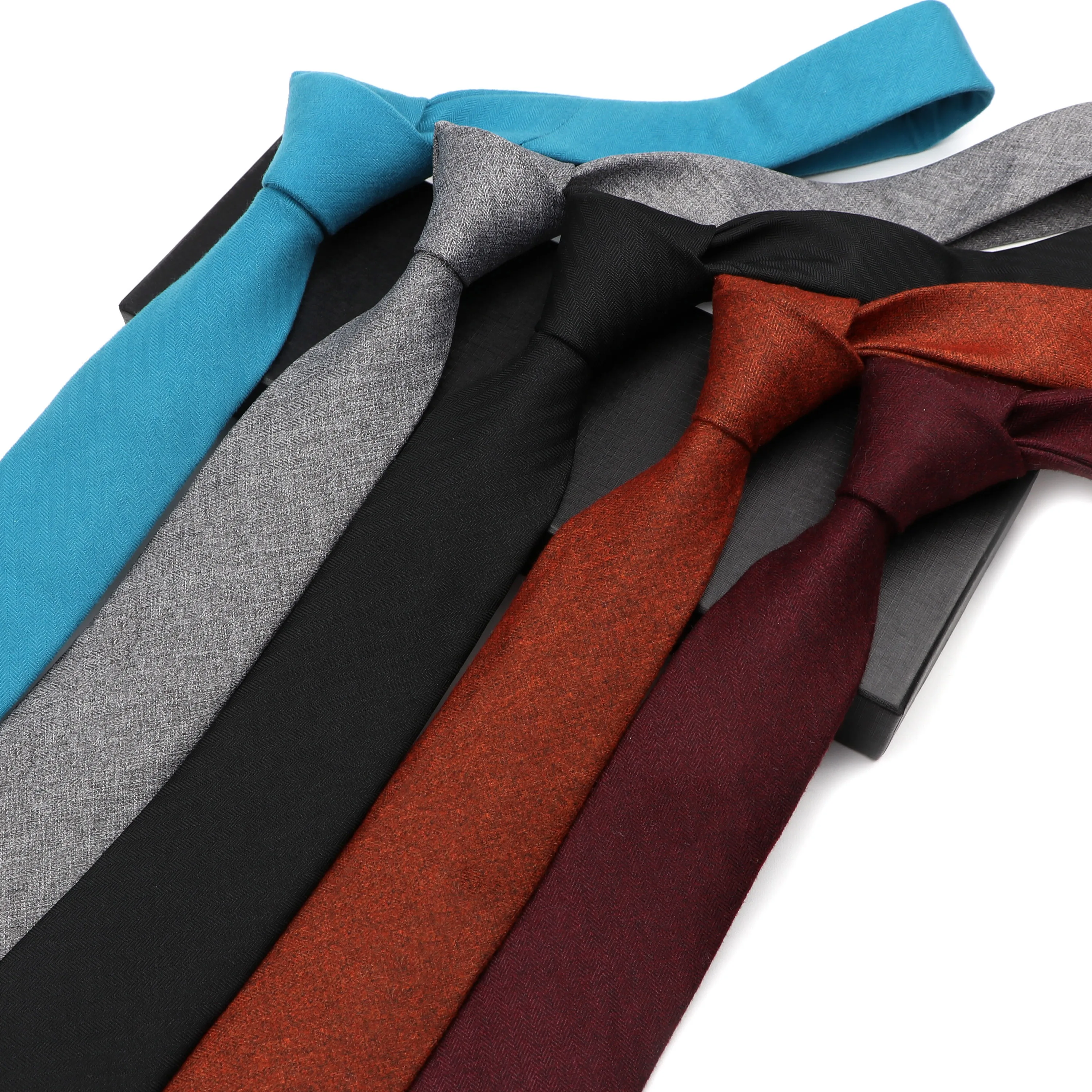 New-Arrival-Soft-Mens-Solid-Colourful-Neck-Tie-Fashion-Wool-Cotton ...