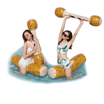 

4 Pieces Pool Float Toy Water Game Swim Ring Inflat Float Pool Inflatable Toy Adult Pool Party Inflat Raft Pool Toy Grownups PVC