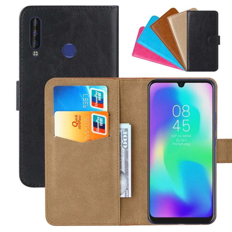 Роскошный чехол-кошелек для Tecno power 3 Plus Ретро флип-чехол из искусственной кожи