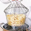 Chef Basket Collapsible Colander Mesh Basket Kitchen Accessories Foldable Steam Rinse Strain Fry Net Kitchen Cooking Tool wy1223 ► Photo 2/5