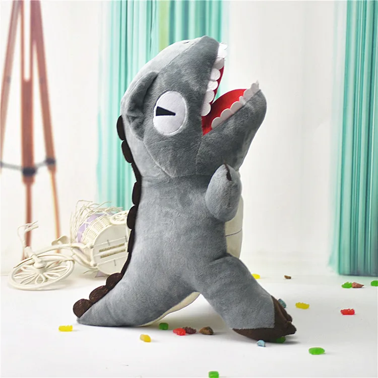 Down cotton Новинка, плюшевые игрушки с динозаврами,,, игры для родителей и детей, мягкие руки, теплые Мультяшные тираннозавры, подарок на день рождения для мальчика 45 см - Цвет: Down cotton
