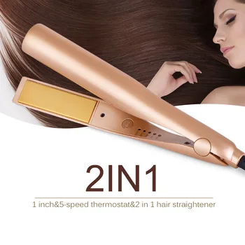 

New straight hair artifact roll straight dual-purpose hair straightener splint five-speed temperature control straight hair rod