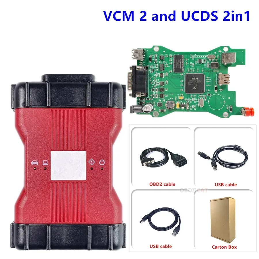 Диагностический инструмент OBD2 с полным чипом VCM 2 PRO VCM2 лучшее качество |
