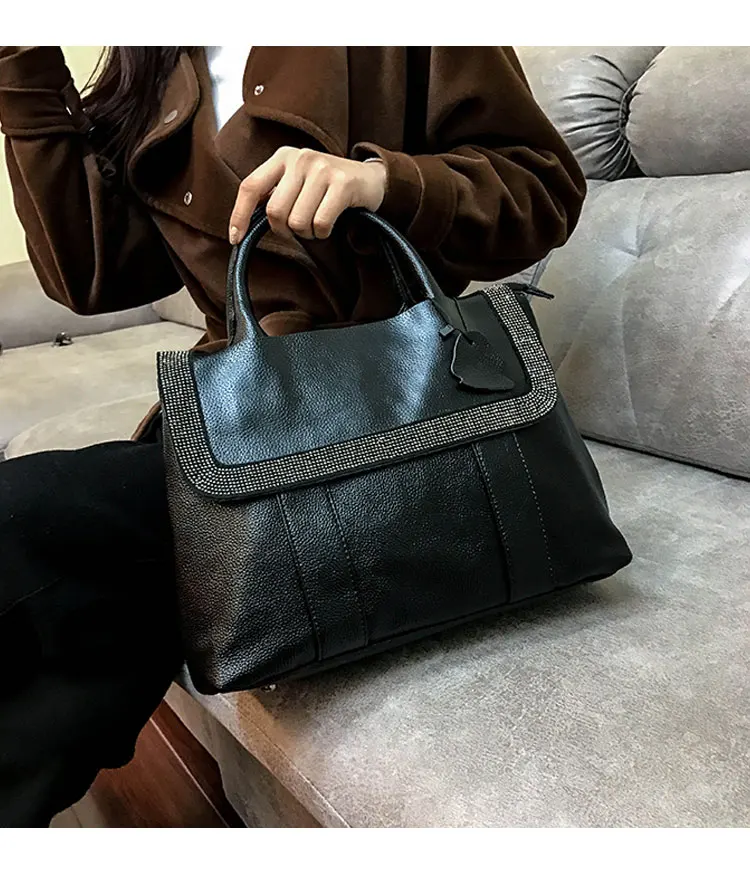

Ladies Handbags Female Shoulder Messenger Bags Women Crossbody Bags Genuine Leather BIG
