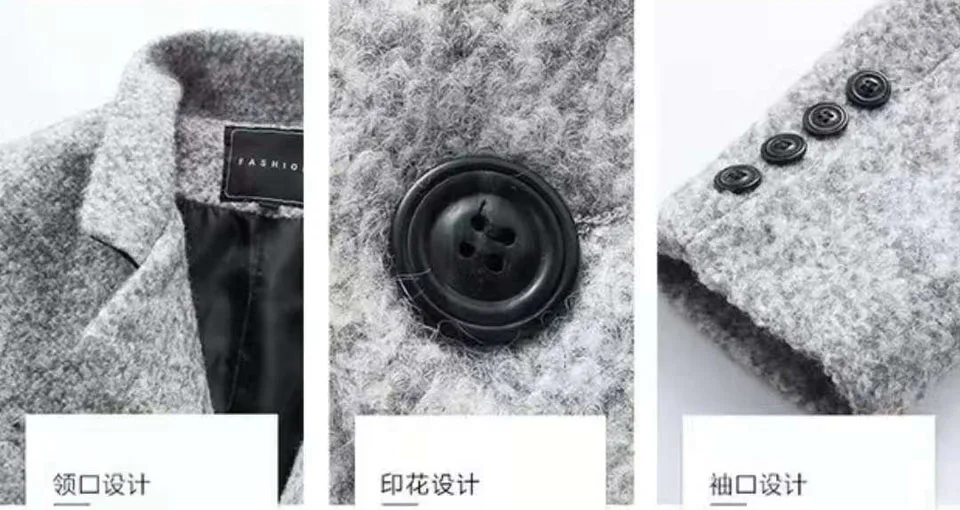 Новейшее длинное шерстяное пальто для мужчин, зимний модный Тренч, утепленная мужская куртка пальто, большие размеры