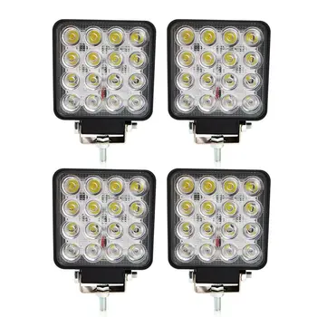 

4pcs 48W LED Light Bar Offroad Led Bar Spot Flood Beam Led Work Light Bar For 4WD Truck ATV Tractor Motorcycle Headlight