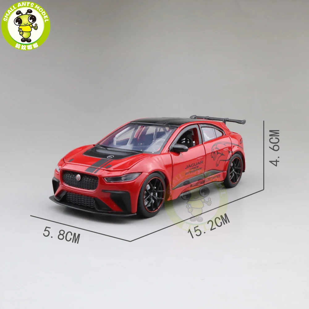 Goede 1 32 I PACE eTROPHY JACKIEKIM Diecast Model AUTO Speelgoed voor kinderen geschenken Geluid Verlichting Pull Back